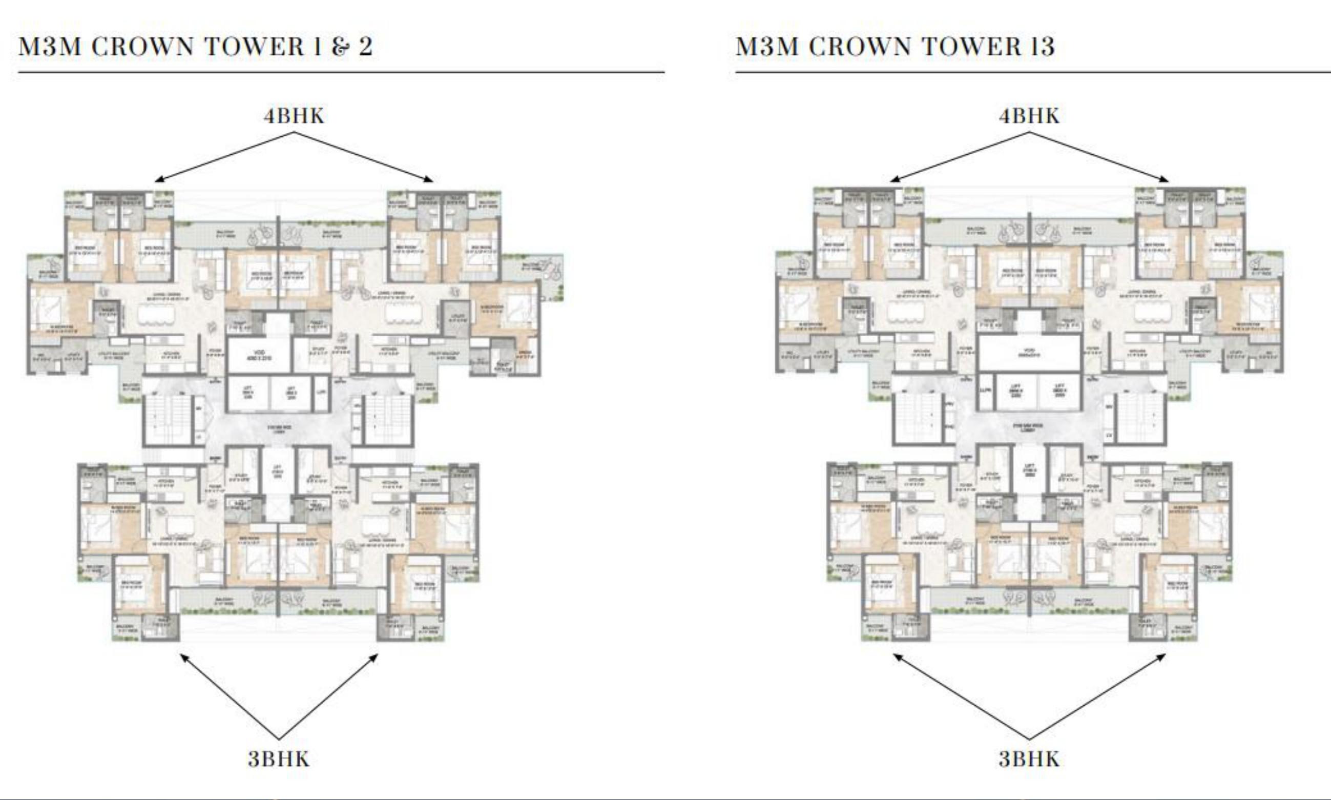 Cluster plan 1 — as printed in the brochure