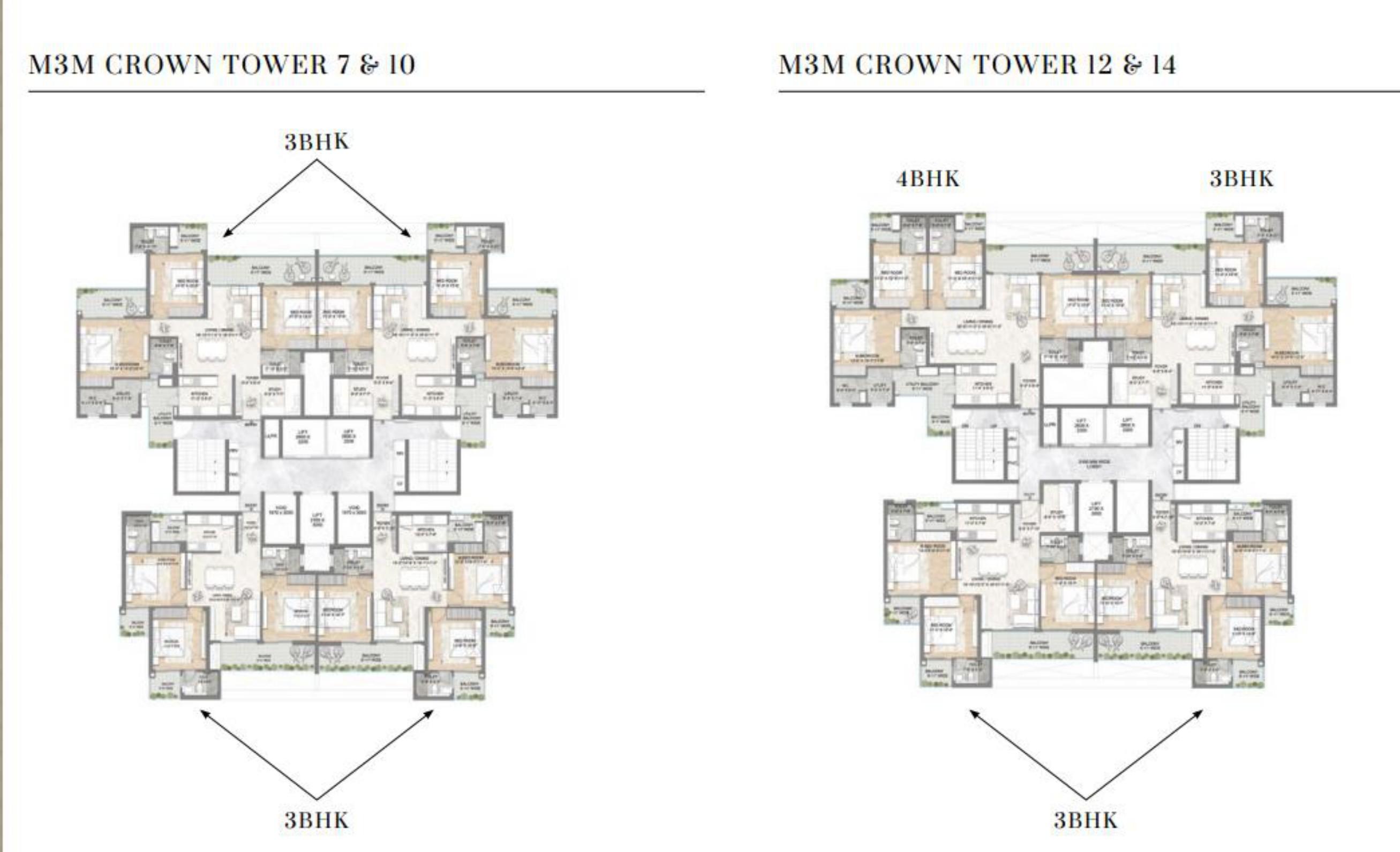 Cluster plan 3 — as printed in the brochure