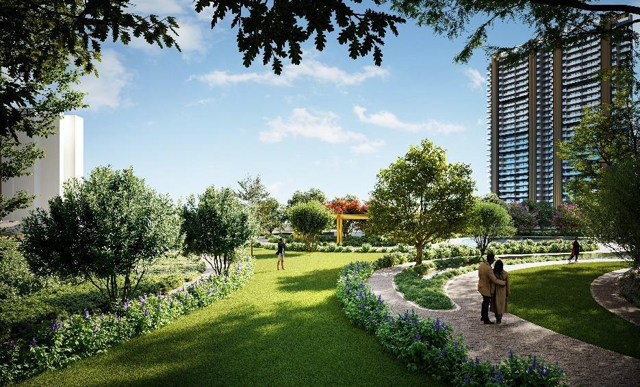 Artist's impression of life at M3M Crown