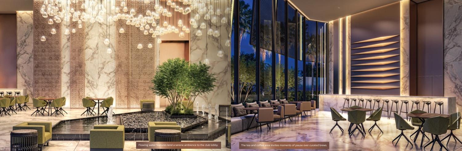 Members' club lounge — Tonino Lamborghini Residences