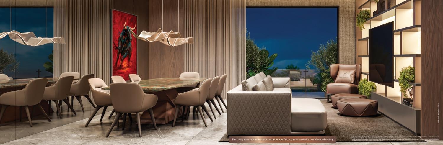 Residence interiors — dining — Tonino Lamborghini Residences