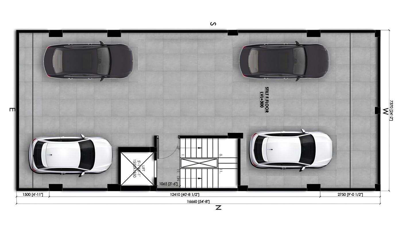 Stilt floor plan — Vienna Greens, Sector 99A, Gurugram