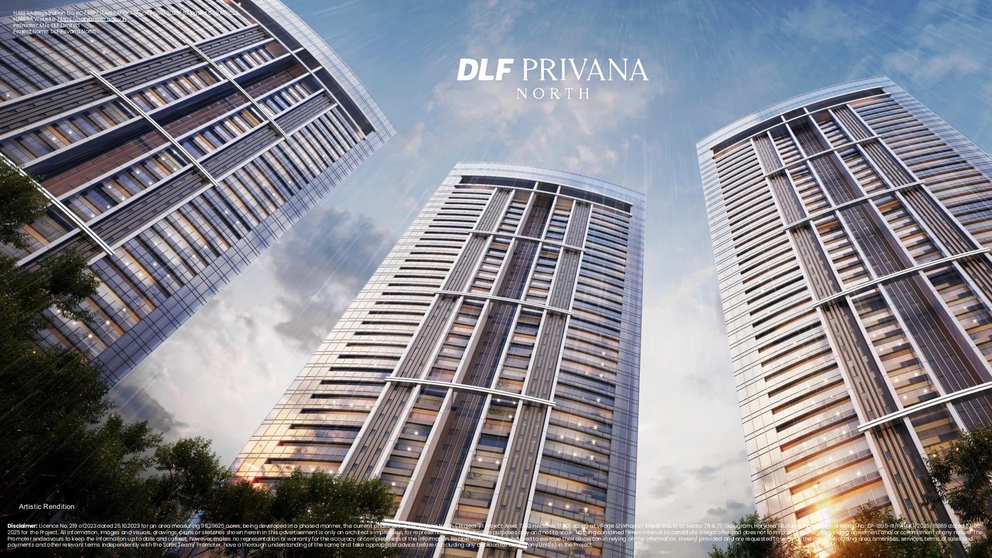 DLF Privana North building exterior — project imagery